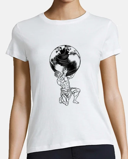 T-shirt greek atlas titan god