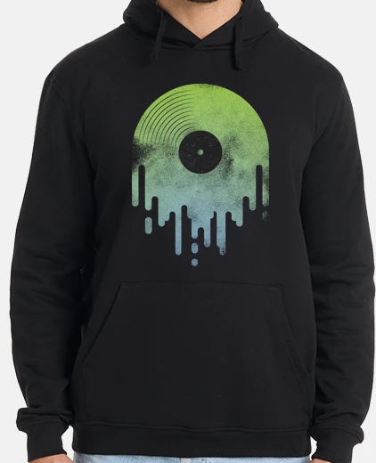 Hoodie green dripping vinyl