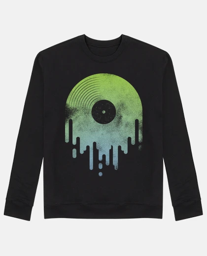 Hoodie green dripping vinyl