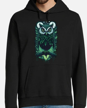 Owls green hoodie best sale