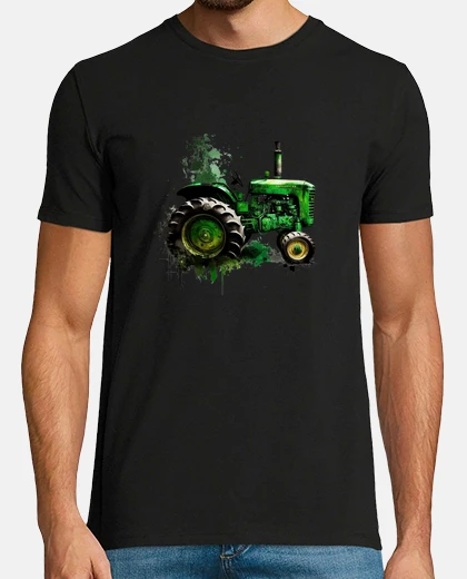 T-shirt green tractor
