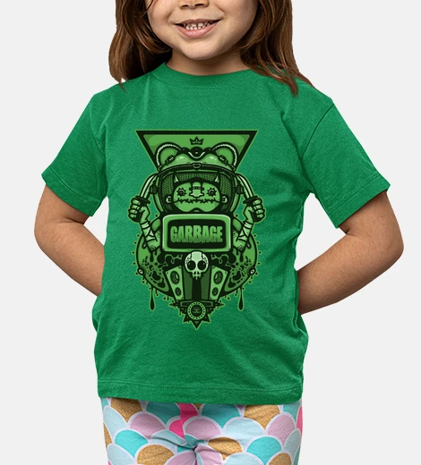 Children's green trash