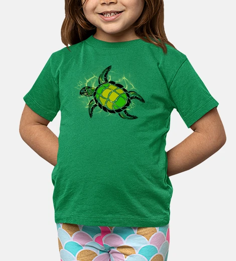 Kids green turtle
