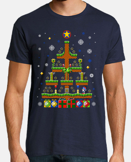 Green Hill Christmas / Sonic Ugly Sweater T-Shirt / Mens