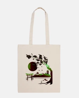 green japanese landscape
