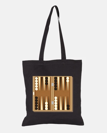 Borsa grembiule da gioco del backgammon dama dadi studente borsa tote
