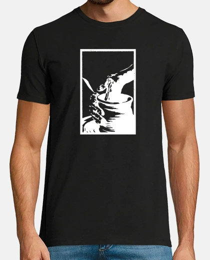 T-shirt grembiule in ceramica tornita