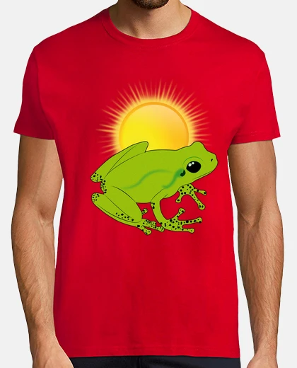 Tee-shirt grenouille avec soleil