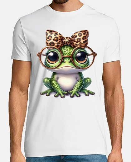 Tee-shirt grenouille verte rainette coquette fete