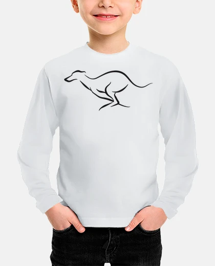 Kids greyhound running