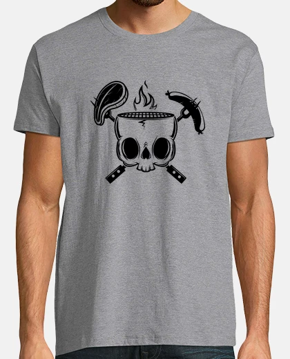 Tee-shirt Grill Skull