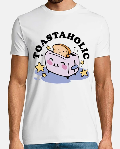 Tee-shirt grille pain kawaii dépendant addict addiction 