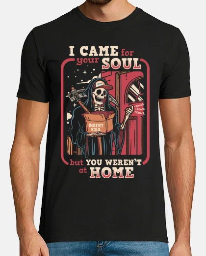 Camiseta Grim Reaper at Home
