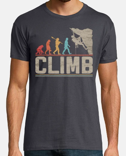 Tee-shirt grimper évolution escalade grimpeur