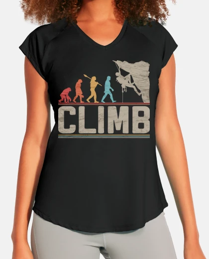 Tee-shirt grimper évolution escalade grimpeur