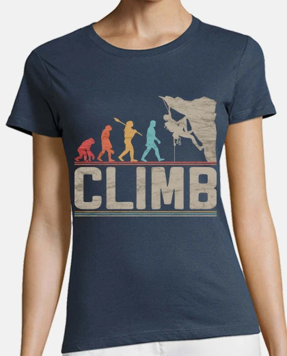 Tee-shirt grimper évolution escalade grimpeur
