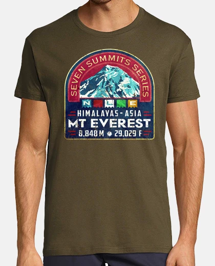 Tee-shirt grimpeur vintage bad ge mt everest