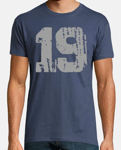 Tee-shirt gris rétro 19