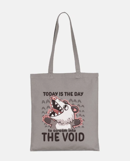 Bolsa gritar al vacío - bolso de mano