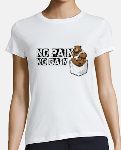 Tee-shirt Grizzly no pain no gain