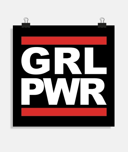 Poster grl pwr - girl power