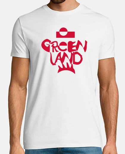 Tee-shirt groel and ia greenl and texte de boucli