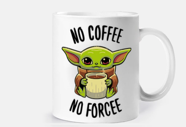 Taza Grogy Baby Yoda Coffee