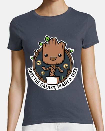 Camiseta groot planta