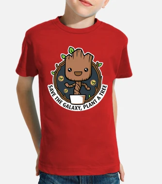 Camiseta ninos groot planta laTostadora