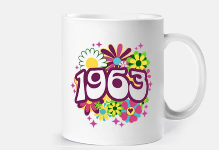 Groovy 1963 Donna 60 Anni Compleanno