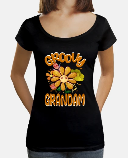 Tee-shirt groovy grand-mère famille correspondant