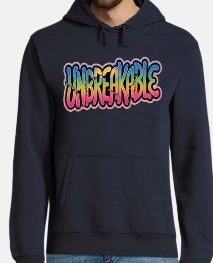Sudadera groovy unbreakable text