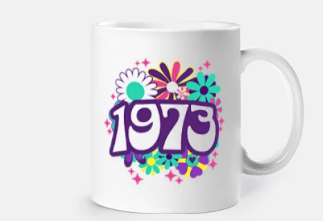Groovy 1973 Mujer 50 Años Cumpleaños
