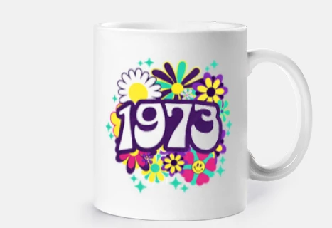 Groovy 1973 Mujer 50 Años Cumpleaños