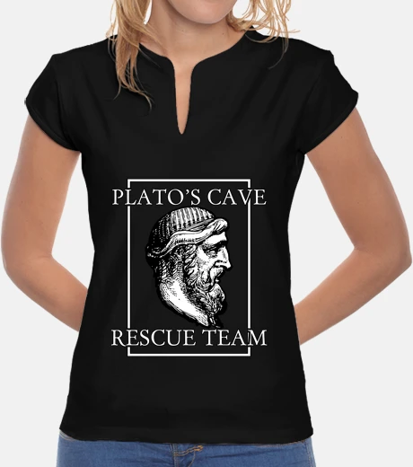 T-shirt grotta di platone greco antico platone