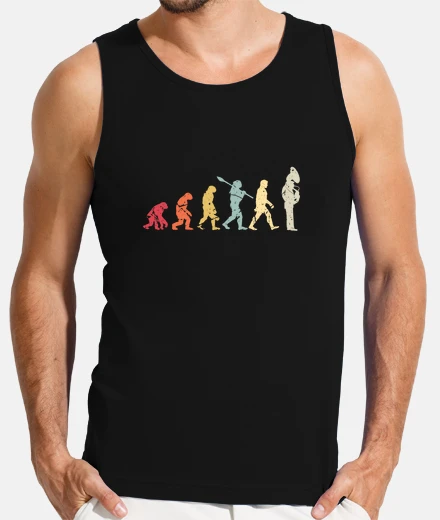 Tee-shirt groupe de musique joueur de tuba évolut