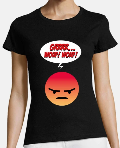 Tee-shirt grrrrr wouf! wouf! icône facebook
