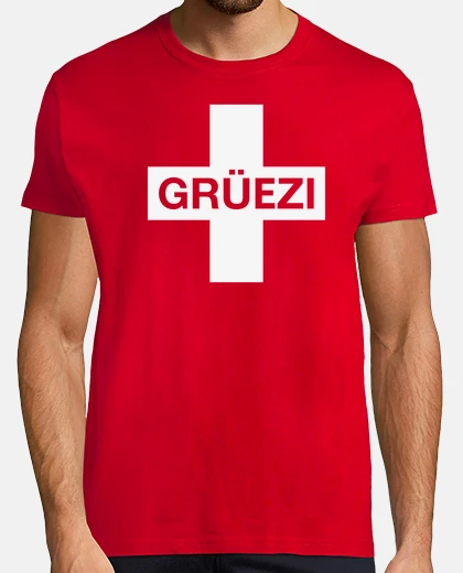 T-shirt grüezi svizzera