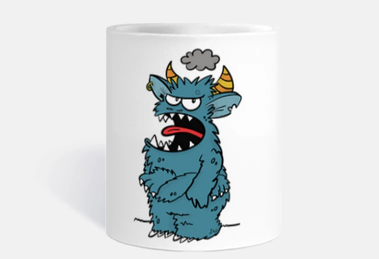 Cup grumpy