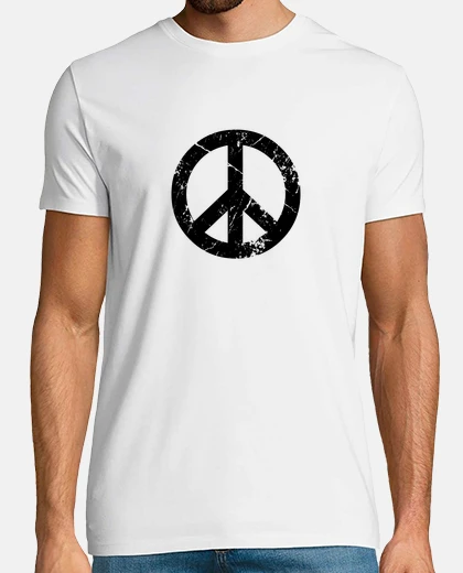 Camiseta grunge paz
