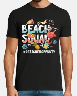 grupo de playa de vacaciones de diseñad