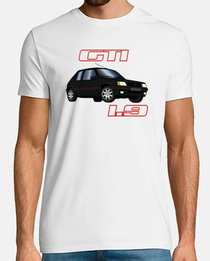 Tee-shirt GTI 1,9 87-88-89-90 Noir Vernis