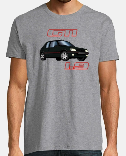 Tee-shirt GTI 1,9 91-92-93 Noir Vernis