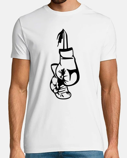 Camiseta guantes de boxeo