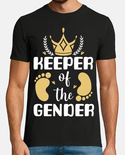 Camiseta guardián del anuncio del bebé de género