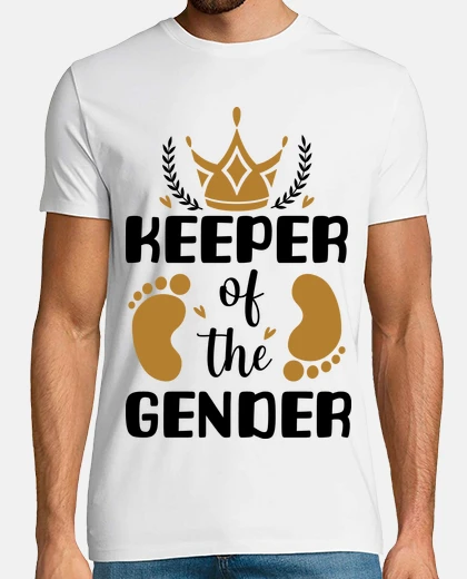 Camiseta guardián del género anuncio del bebé re