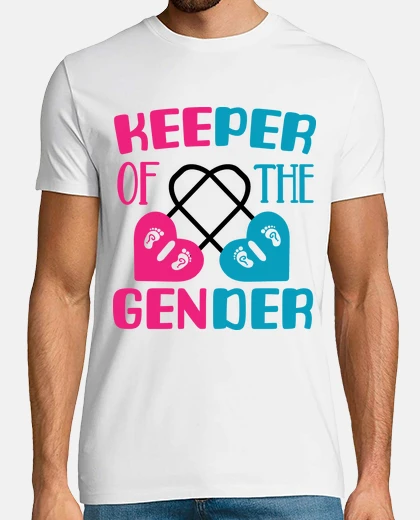 Camiseta guardián del género anuncio del bebé re