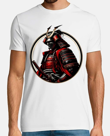 Camiseta guerrero samurái