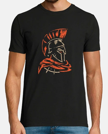 Tee-shirt guerrier de sparta spartiate vintage