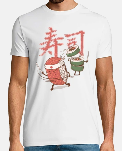 Tee-shirt guerrier de sushi